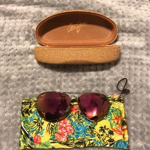 Maui Jim Maverick Aviator Sunglasses